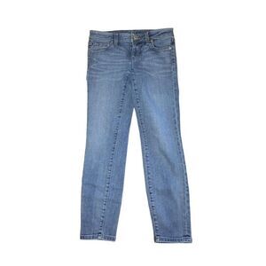 Ann Taylor Loft Skinny Jeans Women Sz 24 / 00P Blue Denim Modern Skinny‎ Ankle
